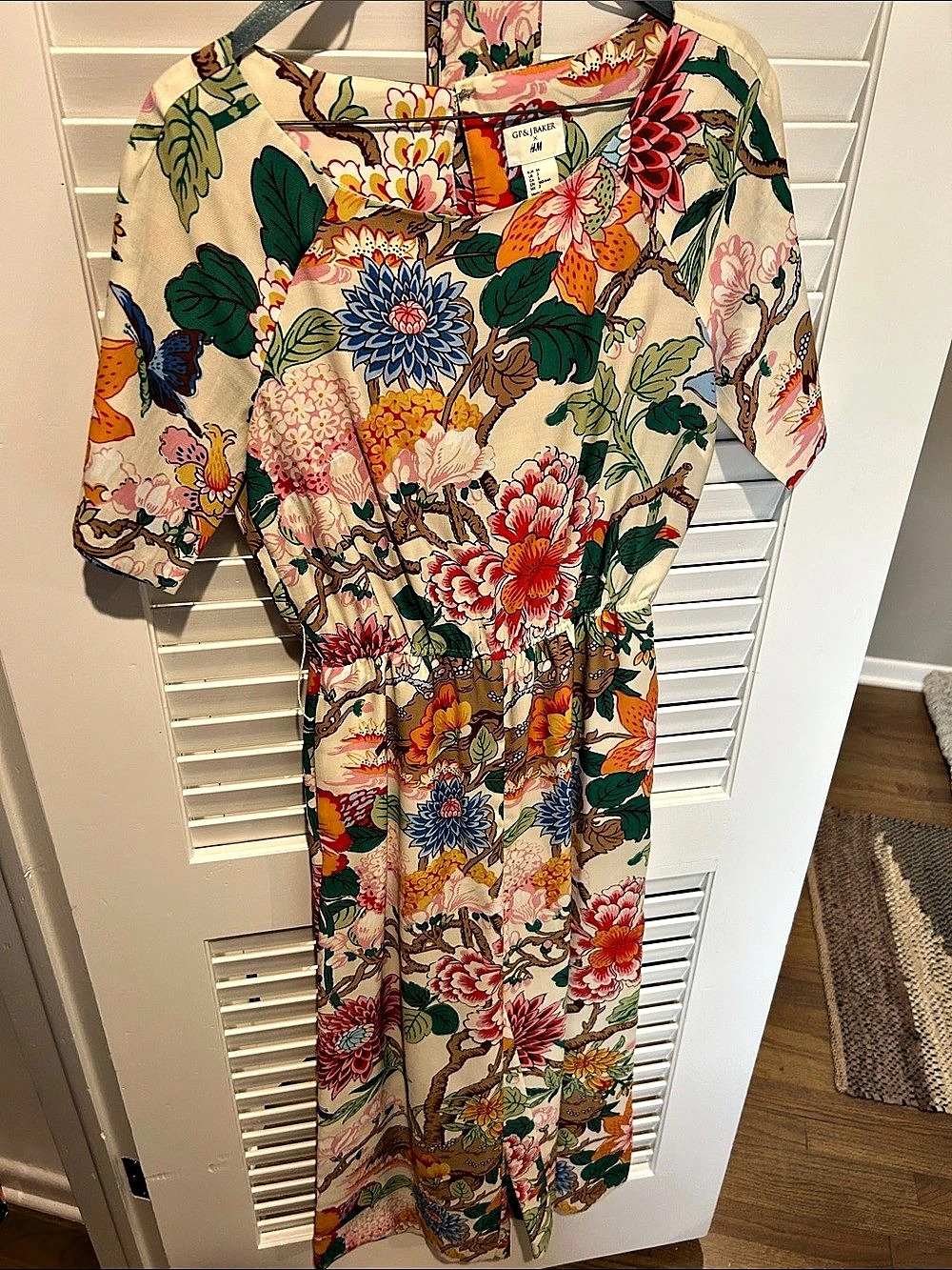 G&P J BAKER x H&M floral maxi dress Size Medium NWT